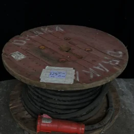 krachtstroomkabel, 125 ampère, 25 mm², 27,5 meter