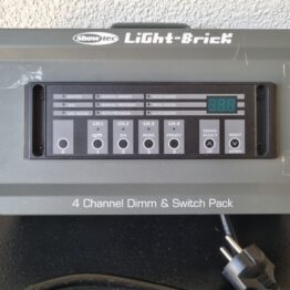 Showtec LightBrick, 4 kanaals dimmer -schakelaar