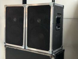 Bell CX500 upgraded fullrange 3-weg luidspreker met o.a. Fostex 15inch speaker