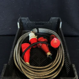 krachtstroomkabel, 32 ampère, 2,5 mm², 10 meter C en D
