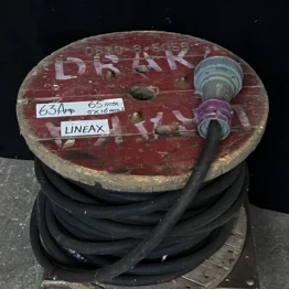 krachtstroomkabel, 63 ampère, 16 mm², 65 meter (op haspel)
