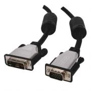 König videokabel,  DVI-A male naar VGA HDDB15p, 2,5 mtr