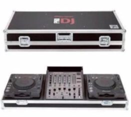 Pioneer PRO-500FLT flightcase voor 2CDj1000+DJM800