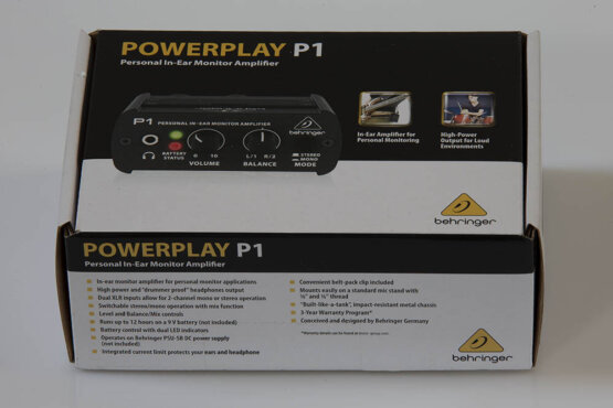 Behringer P1 powerplay personla in-ear monitor amplifier_W3R9157