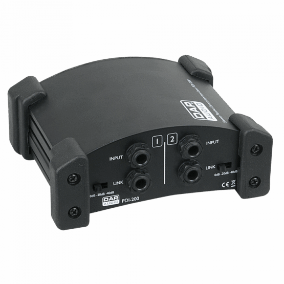 DAP audio PDI-200 tweekanaals passieve injectiebox