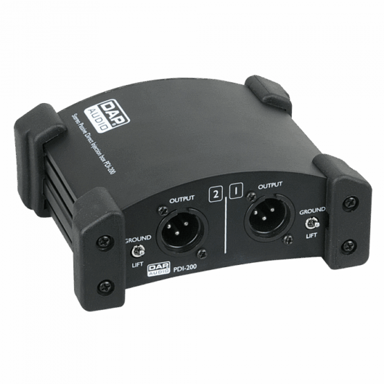 DAP audio PDI-200 tweekanaals passieve injectiebox - Afbeelding 2