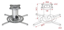 DMT PRB-4 Universele Plafond Beugel voor een beamer