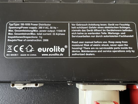 Eurolite SB-1050 stroomverdeler - Afbeelding 2