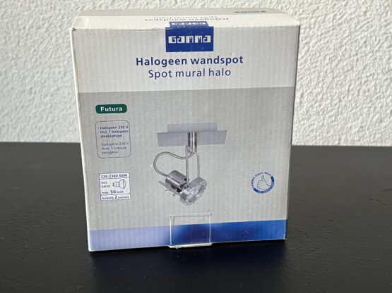 Gamma halogeen wandspot