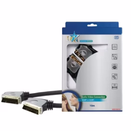 HQ scart kabel 10 mtr