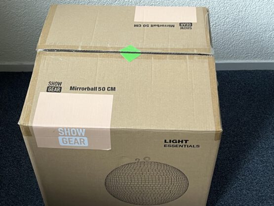 Showgear spiegelbal 50 cm met flightcase - Afbeelding 4