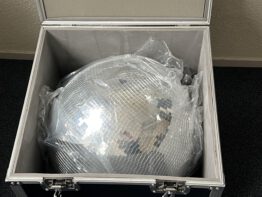 Showgear spiegelbal 50 cm met flightcase