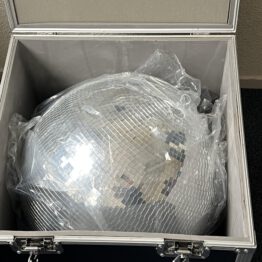 Showgear spiegelbal 50 cm met flightcase