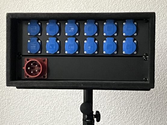 Lite-Puter DX1220D nr 1, 12 kanaals dimmerpack in gestoffeerde case - Afbeelding 2