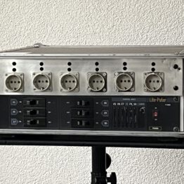 Lite-Puter P625 nr 1 6 kanaals dimmer in flightcase uitgevoerd met stopcontacten
