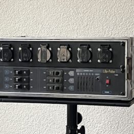 Lite-Puter P625 nr 4, 6 kanaals dimmer in flightcase uitgevoerd met stopcontacten