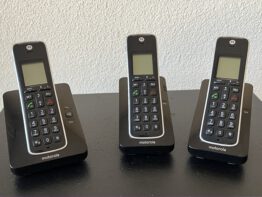 Motorola CD203b draadloze microfoon set van 3