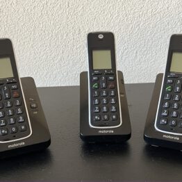 Motorola CD203b draadloze microfoon set van 3