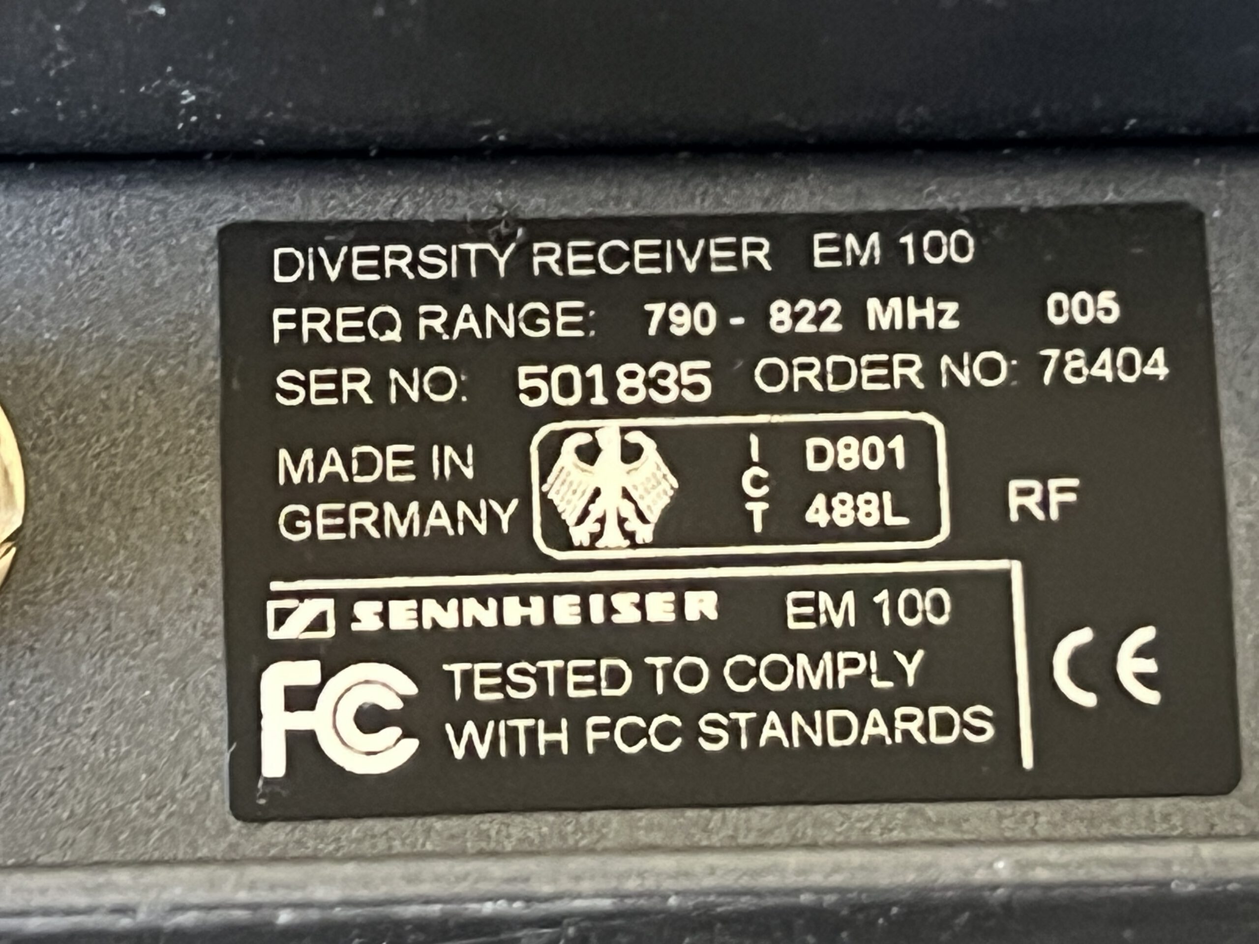 Sennheiser EM 100 draadloze microfoon set - Afbeelding 3