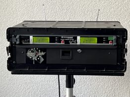 Sennheiser EM3032 in case met handheld microfoon in lade