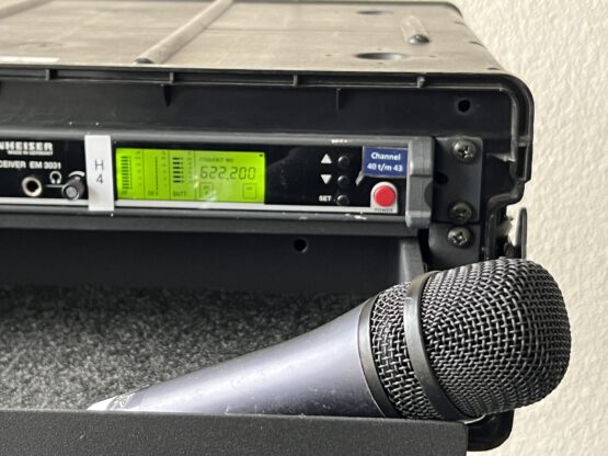 Sennheiser microport EM 3031 ontvanger in case met handheld (zender) - Afbeelding 3
