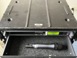 Sennheiser microport EM 3031 ontvanger in case met handheld (zender)