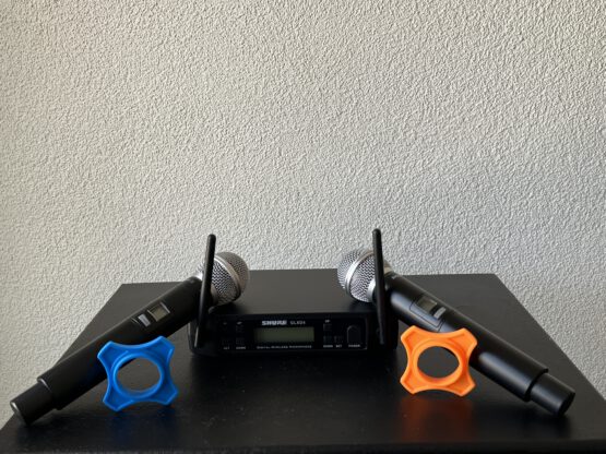 Shure GLXD4 draadloze microfoon set van 2