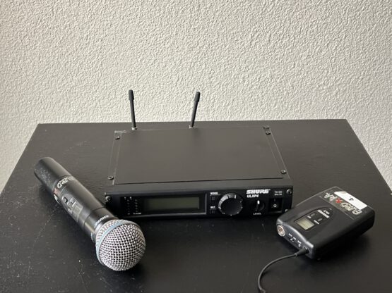 Shure ULXP4 ontvanger plus Beta hh zender plus bodypack zender