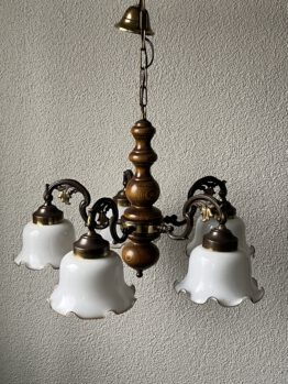 hanglamp, klassiek model met 5 armen