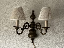 wandlamp, 2 delig